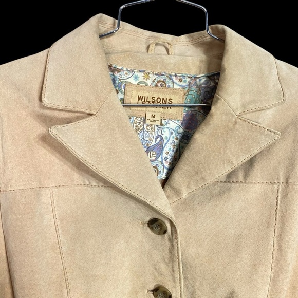 Vintage Wilson Suede Leather Jacket y2k - Picture 2 of 6